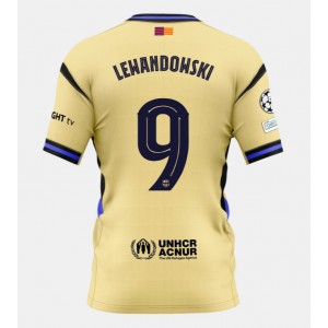 Fotbalové Dres Barcelona Robert Lewandowski #9 Venkovní Oblečení 2025-26 Krátký Rukáv